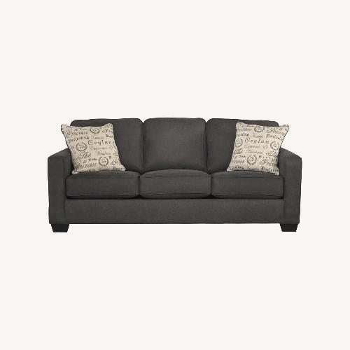 Used Ashley Furniture Alenya Dark Gray Fabric 3+ Seater Sofa for sale on AptDeco