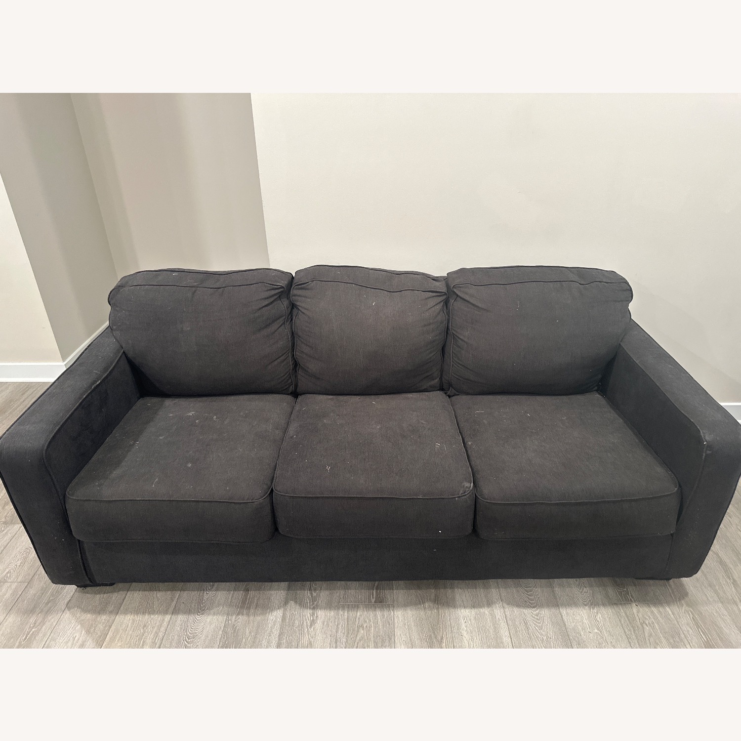 Ashley Furniture Alenya Dark Gray Fabric 3+ Seater Sofa - image-1