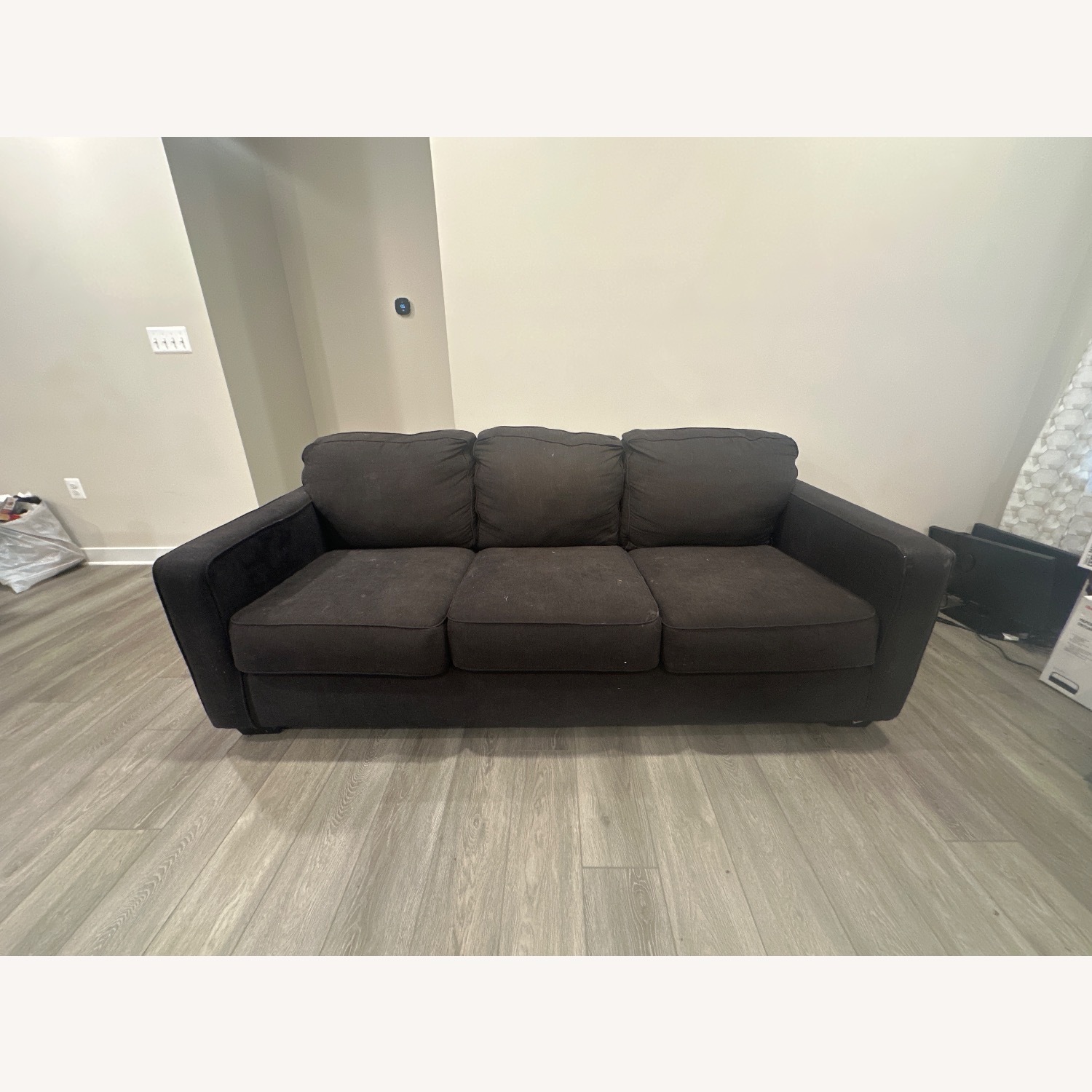 Ashley Furniture Alenya Dark Gray Fabric 3+ Seater Sofa - image-2