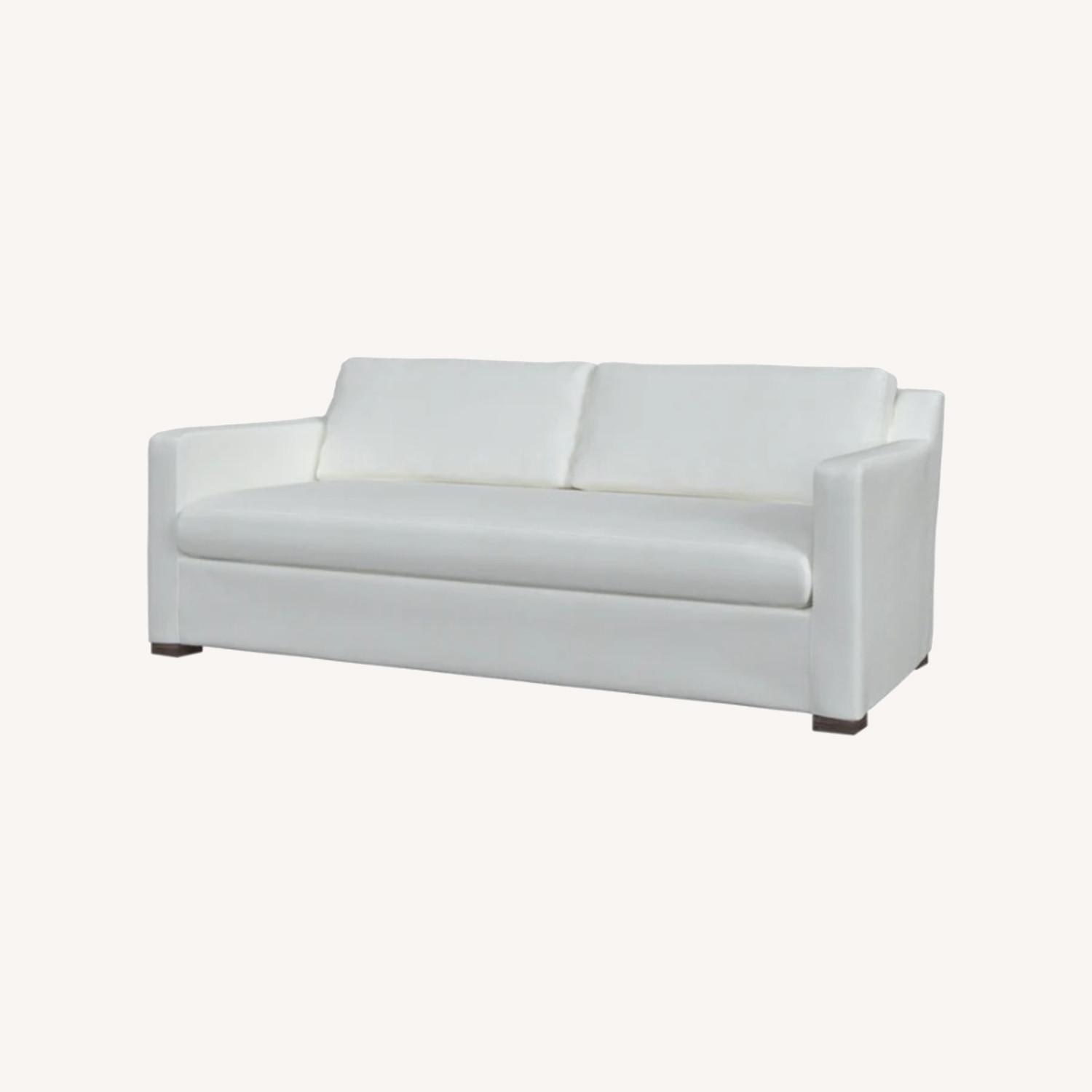 Light Gray Rattan 3+ Seater Sofa - image-0