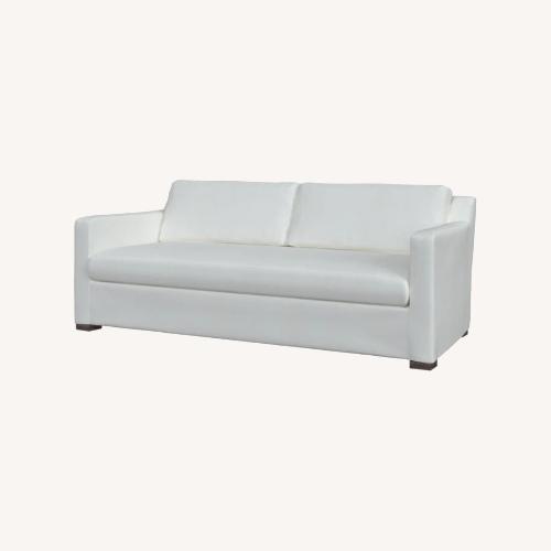 Used Light Gray Rattan 3+ Seater Sofa for sale on AptDeco