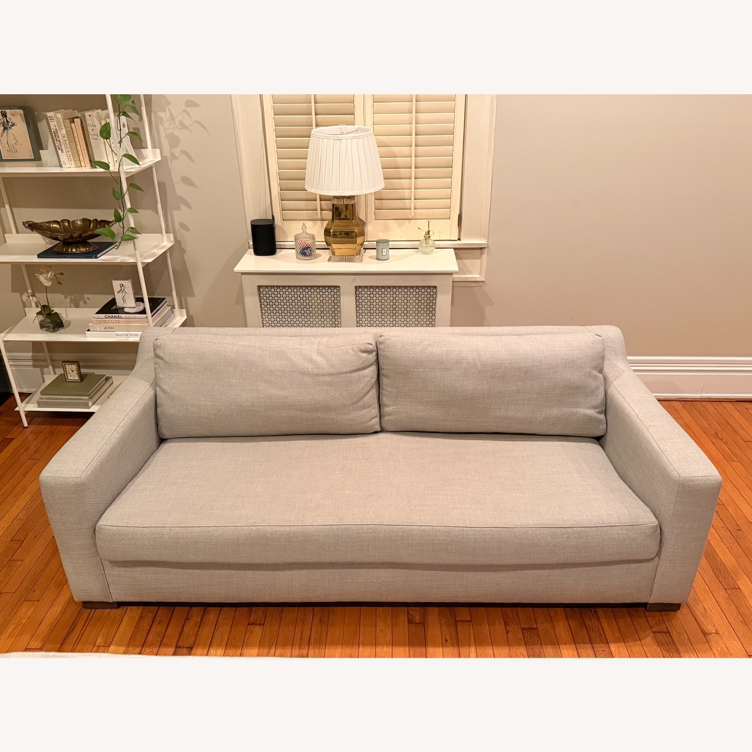 Light Gray Rattan 3+ Seater Sofa - image-2