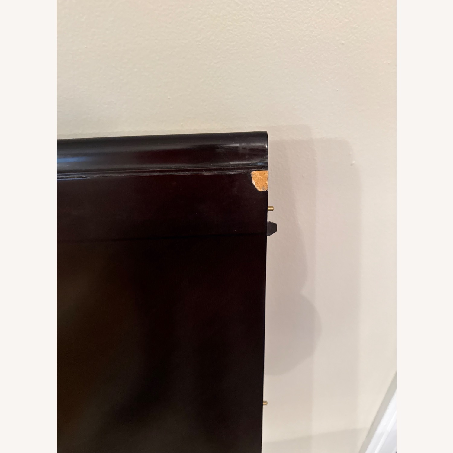 Dark Brown Wood Dining Set - image-2