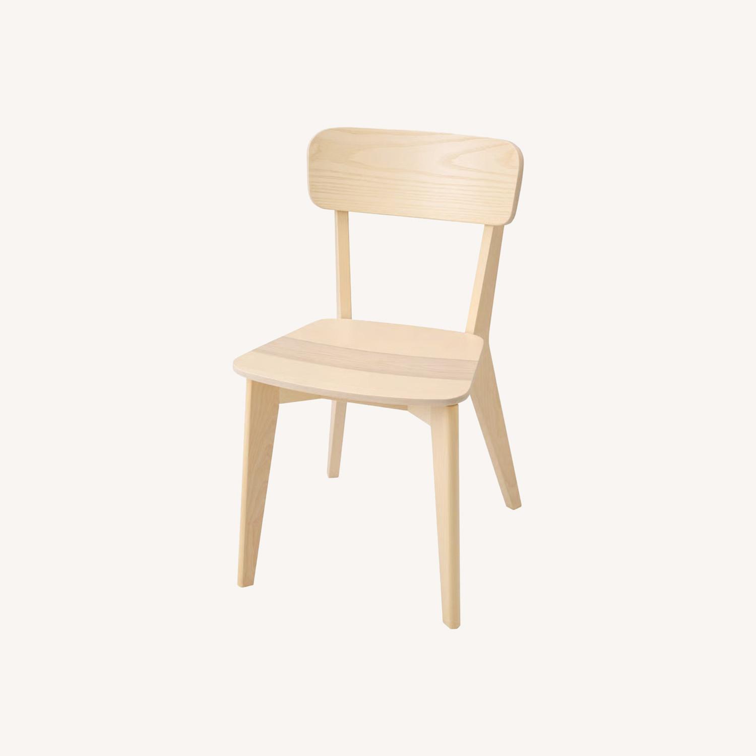 中古　IKEA LISABO ダイニングチェア ナチュラル　2脚セット LISABO リーサボー / LISABO リーサボー テーブル＆チェア2脚