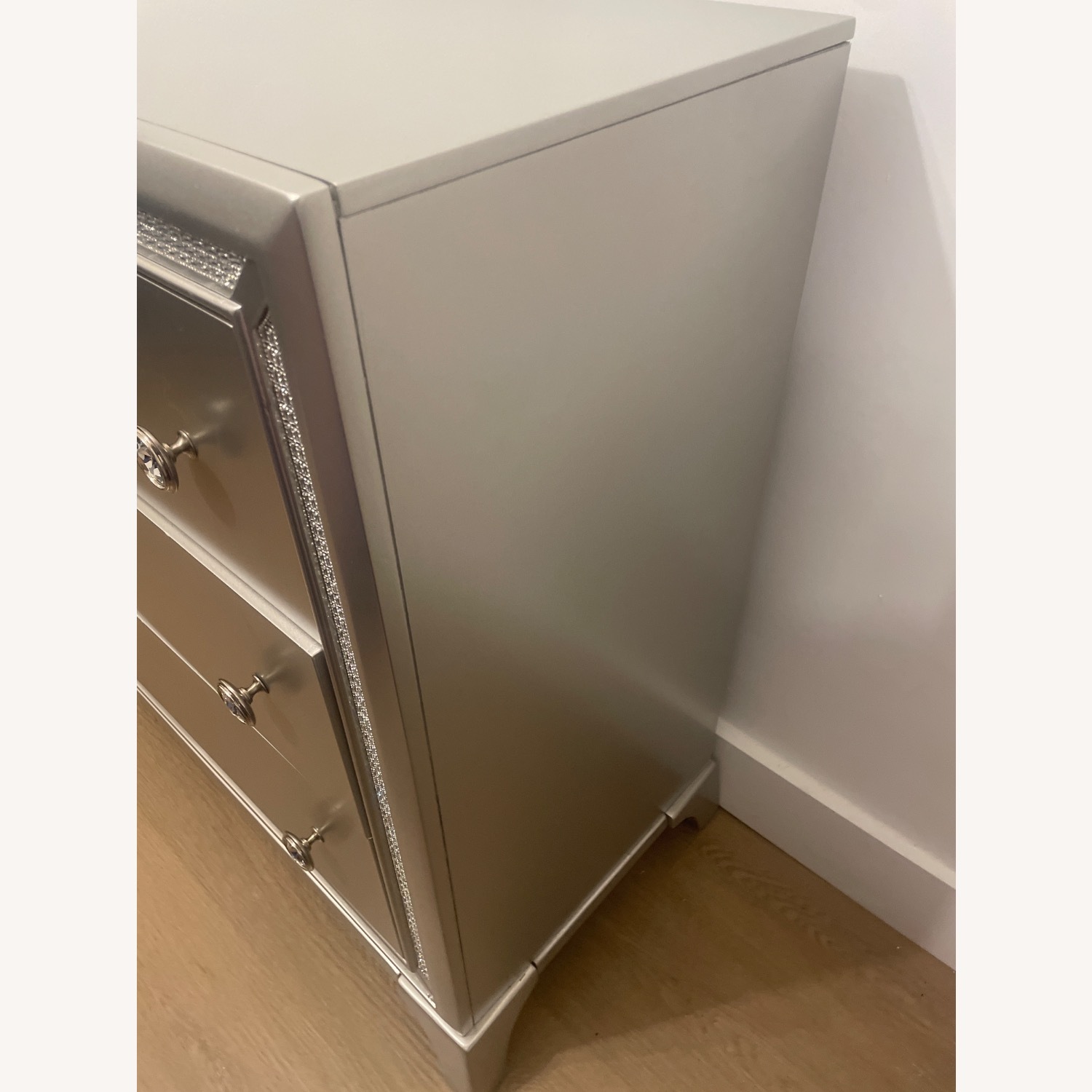 Bob's Discount Furniture Celine Silver Wood Dresser - image-3