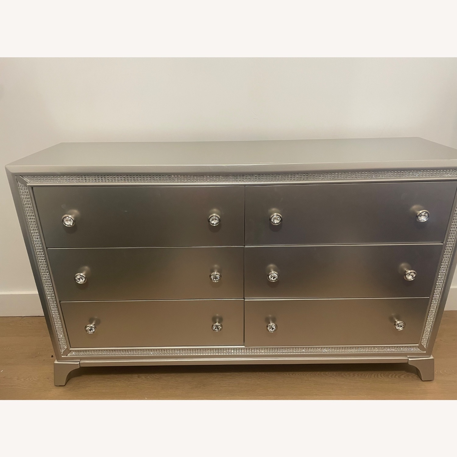 Bob's Discount Furniture Celine Silver Wood Dresser - image-1
