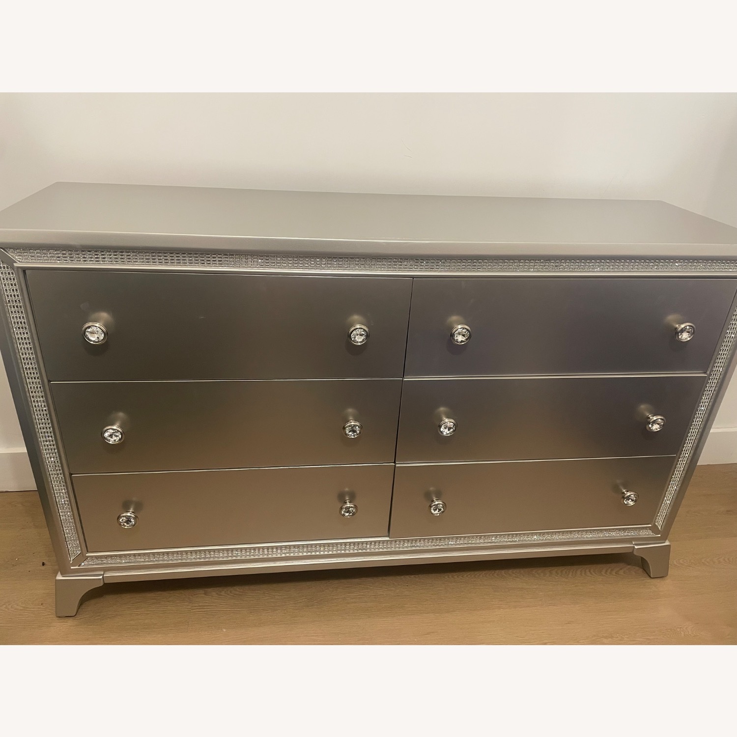 Bob's Discount Furniture Celine Silver Wood Dresser - image-2