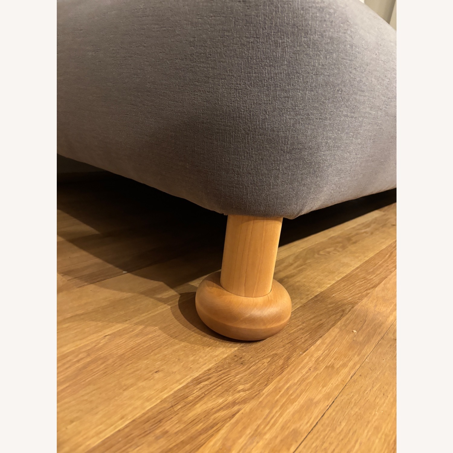 BDDW Caubeen Light Gray Fabric 3+ Seater Sofa - image-4