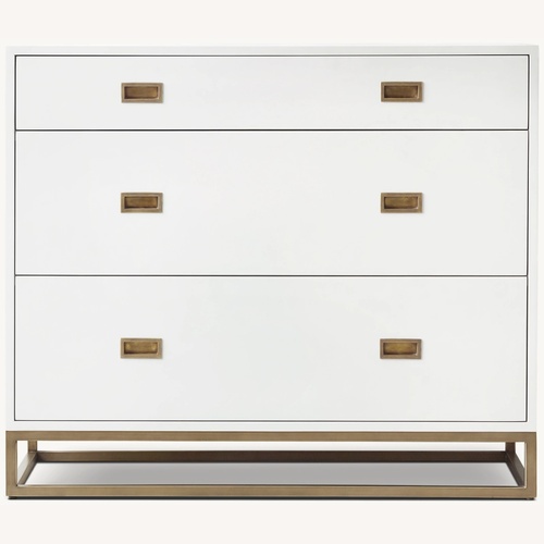 Used Restoration Hardware Baby & Child Avalon White Dresser for sale on AptDeco