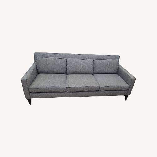 Used Crate & Barrel Rochelle Dark Gray 3+ Seater Sofa for sale on AptDeco