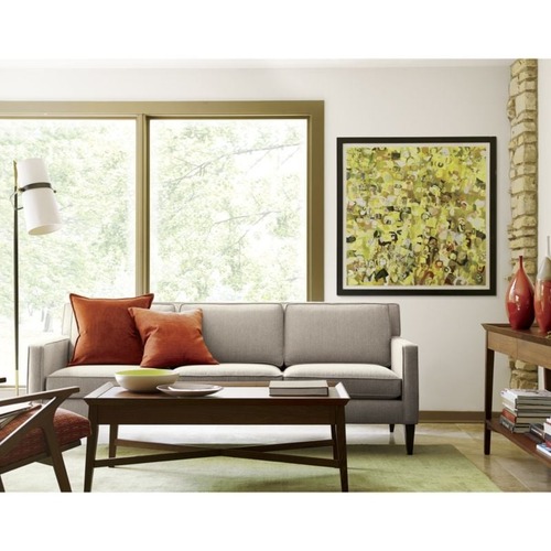 Used Crate & Barrel Rochelle Dark Gray 3+ Seater Sofa for sale on AptDeco