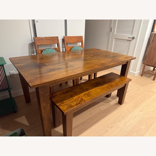 Used Crate & Barrel Basque Dining Set for sale on AptDeco