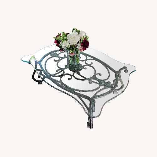 Used Timeless Glass Coffee and Side Table for sale on AptDeco
