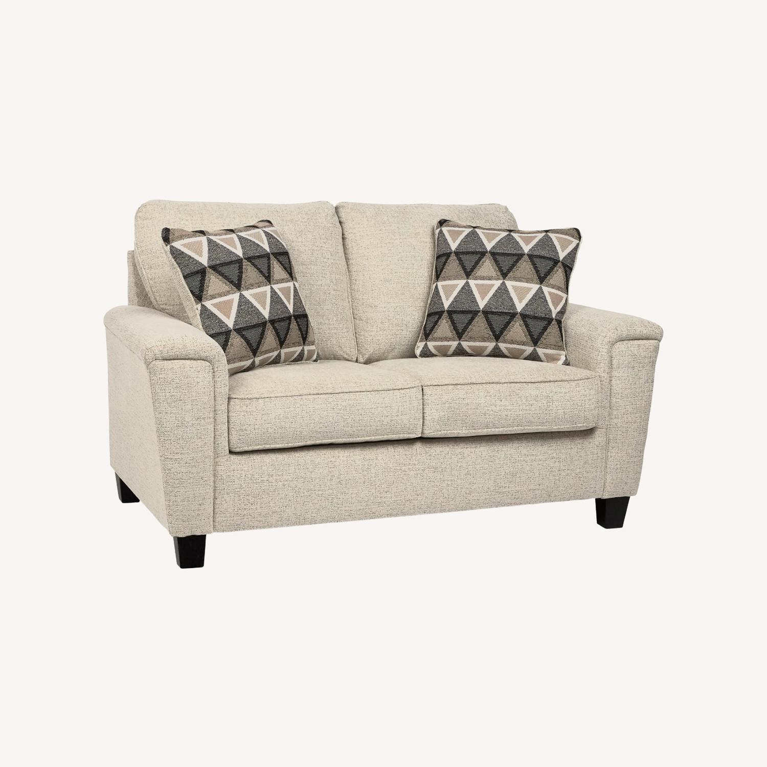 Ashley Furnture Abinger Gray Loveseat - image-0