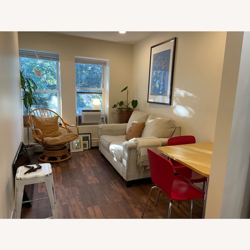 Used Ashley Furnture Abinger Gray Loveseat for sale on AptDeco