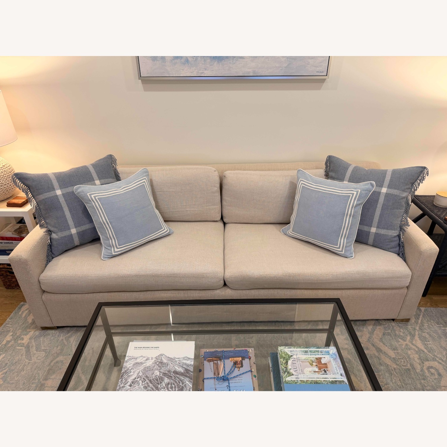 Restoration Hardware Belgian Track Arm Sofa, 8' - image-2