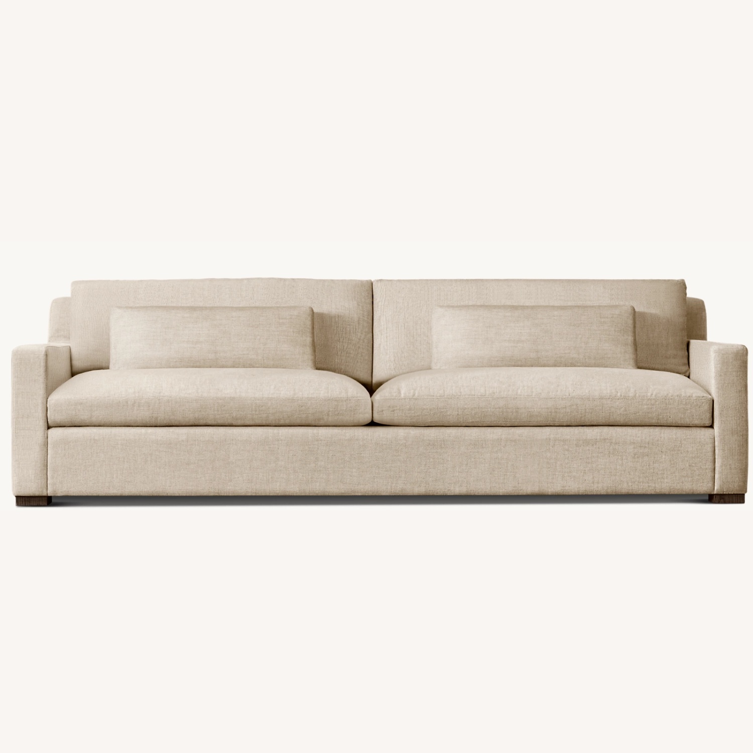 Restoration Hardware Belgian Track Arm Sofa, 8' - image-0
