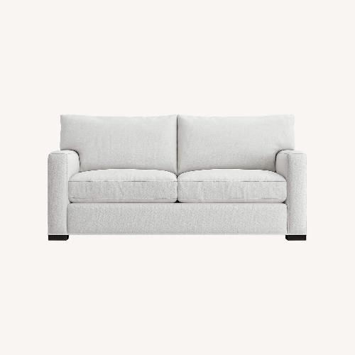 Used Crate & Barrel Axis Light Gray Fabric 2 Seater Sofa for sale on AptDeco