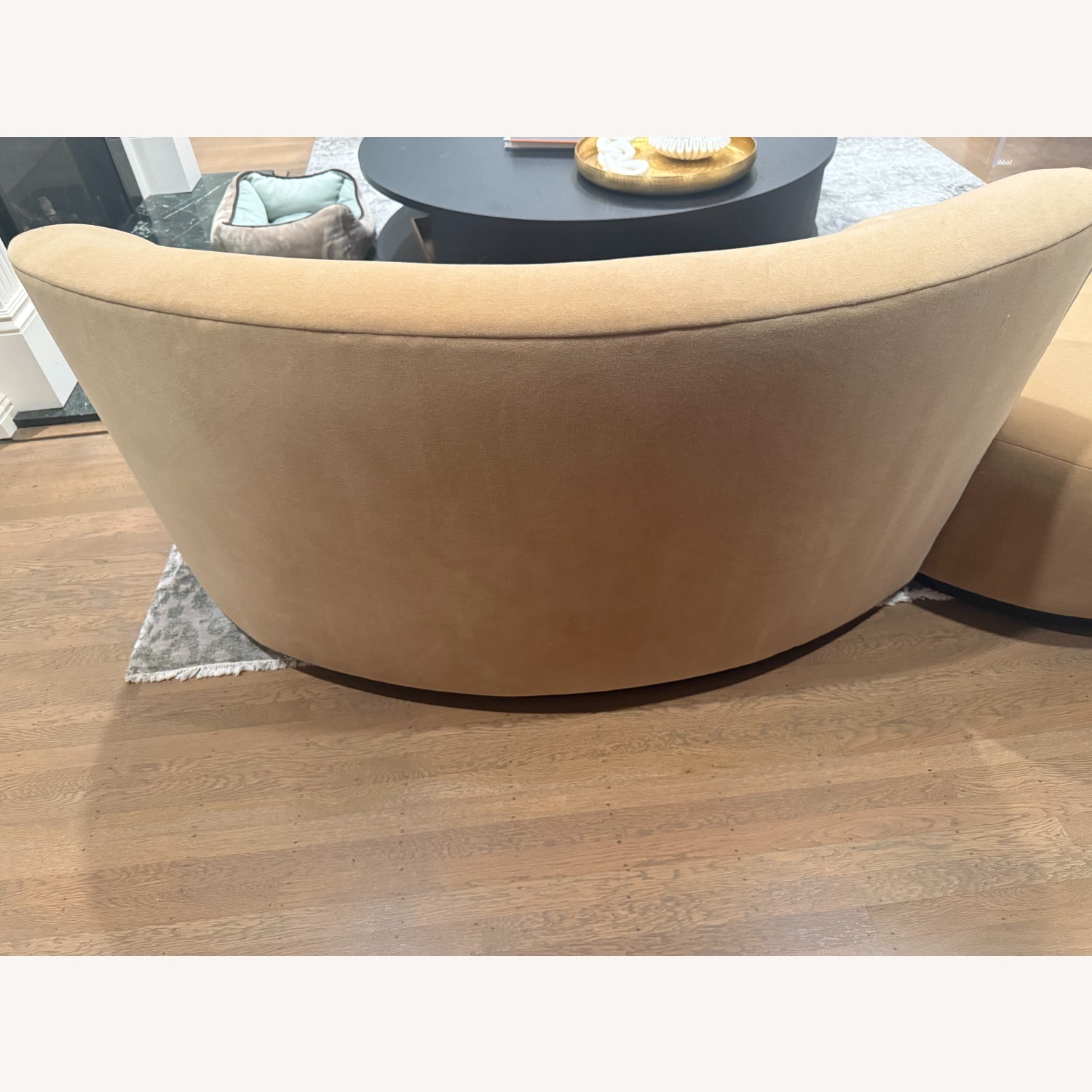 Restoration Hardware Fabric 3+ Seater Sofa - image-2