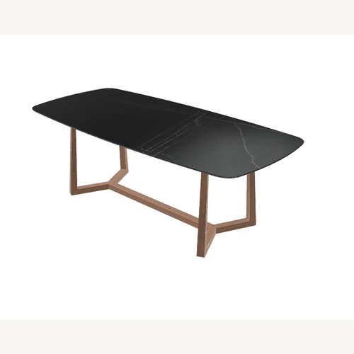 Used Rove Concept Black Marble Dining Table for sale on AptDeco