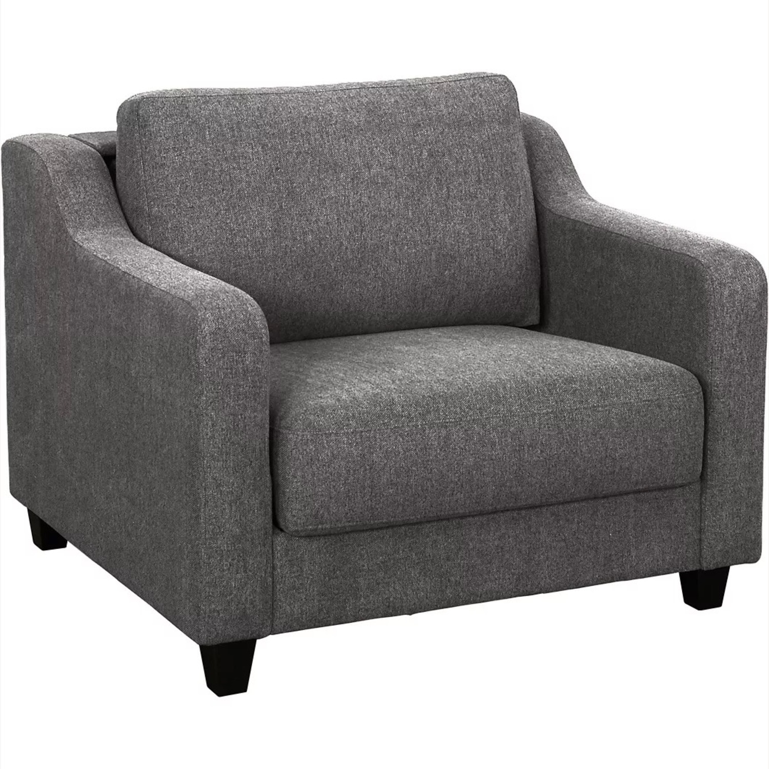 Tribecca Home Dark Gray Fabric Sleeper Sofa - image-1