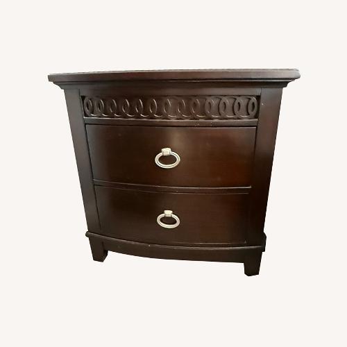 Used Rooms To Go Columbus Circle King Nightstands for sale on AptDeco
