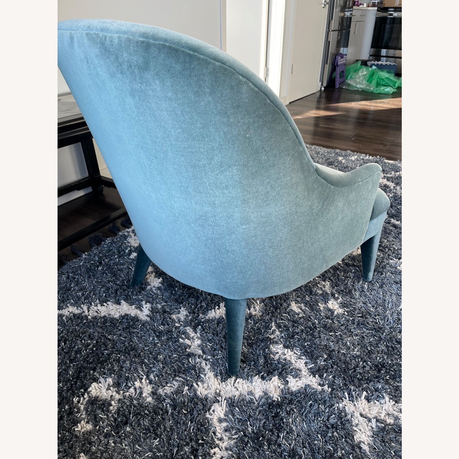 Anthropologie Amelia Blue Accent Chair - image-4