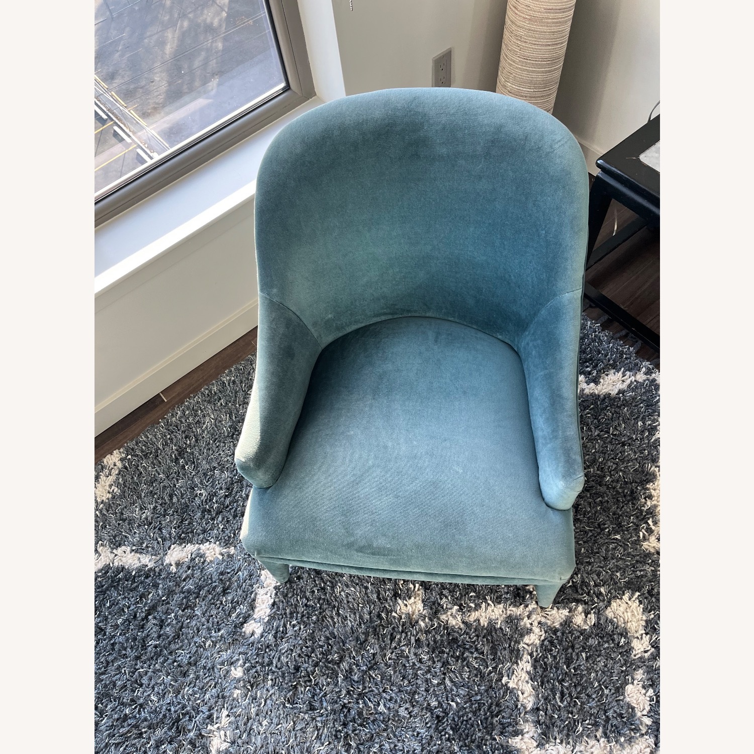 Anthropologie Amelia Blue Accent Chair - image-3