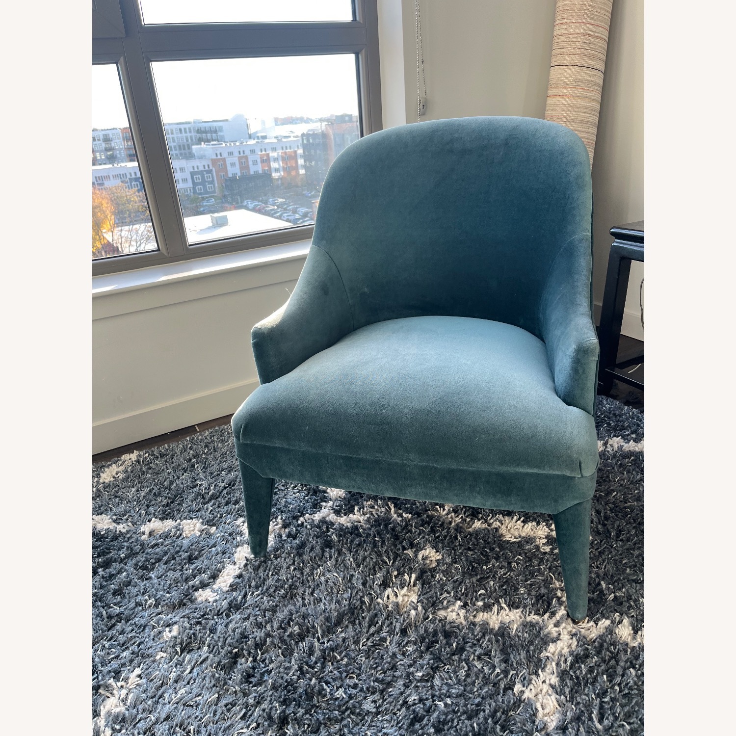 Anthropologie Amelia Blue Accent Chair - image-2