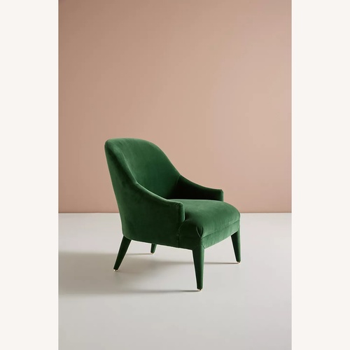 Used Anthropologie Amelia Blue Accent Chair for sale on AptDeco