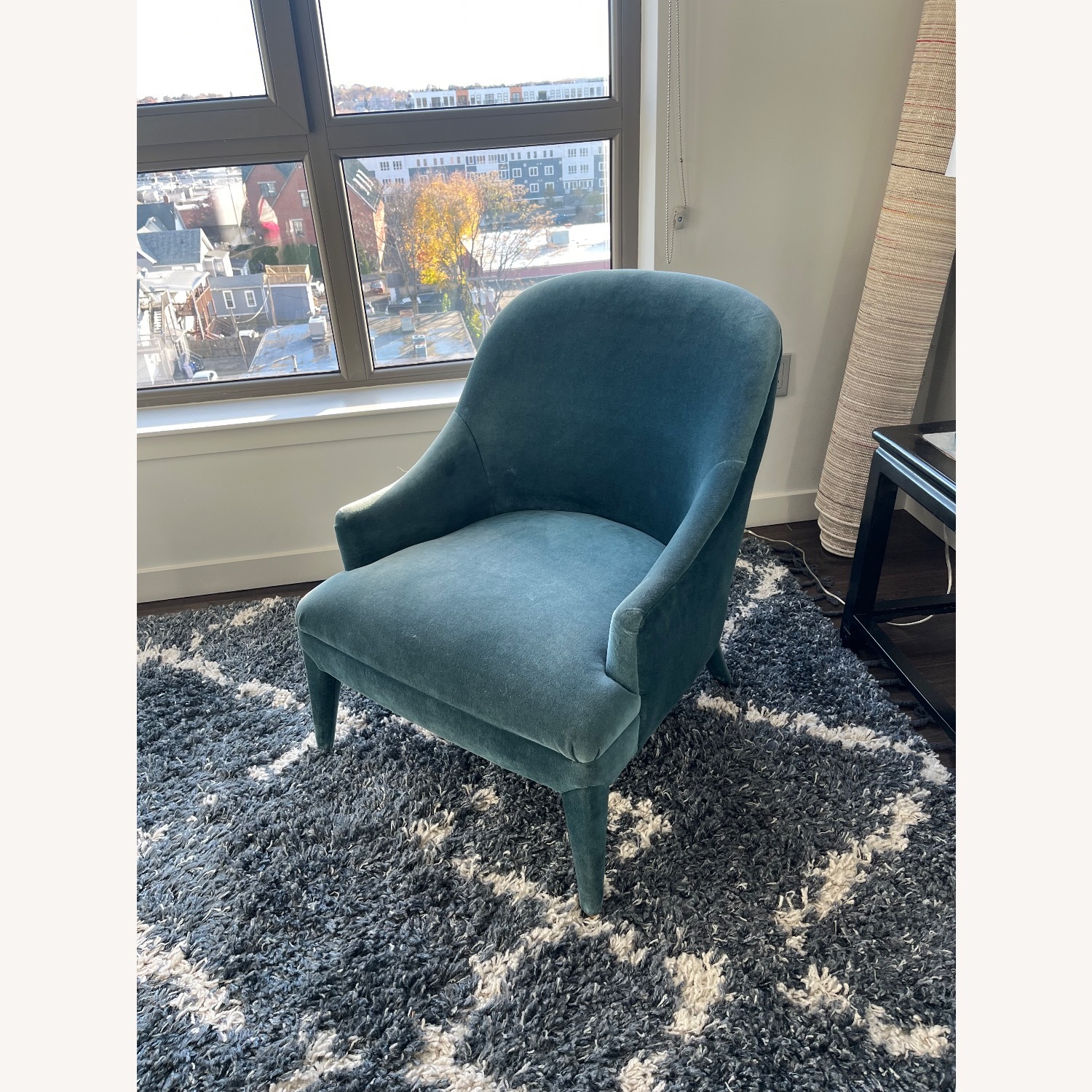 Anthropologie Amelia Blue Accent Chair - image-1