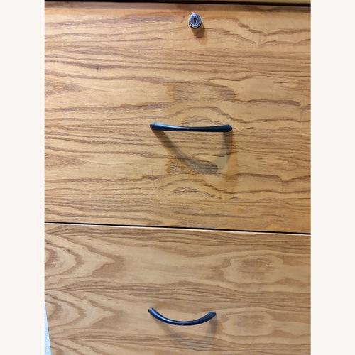 Used Sauder Light Brown Sideboard 2 Drawers File Cabinet for sale on AptDeco