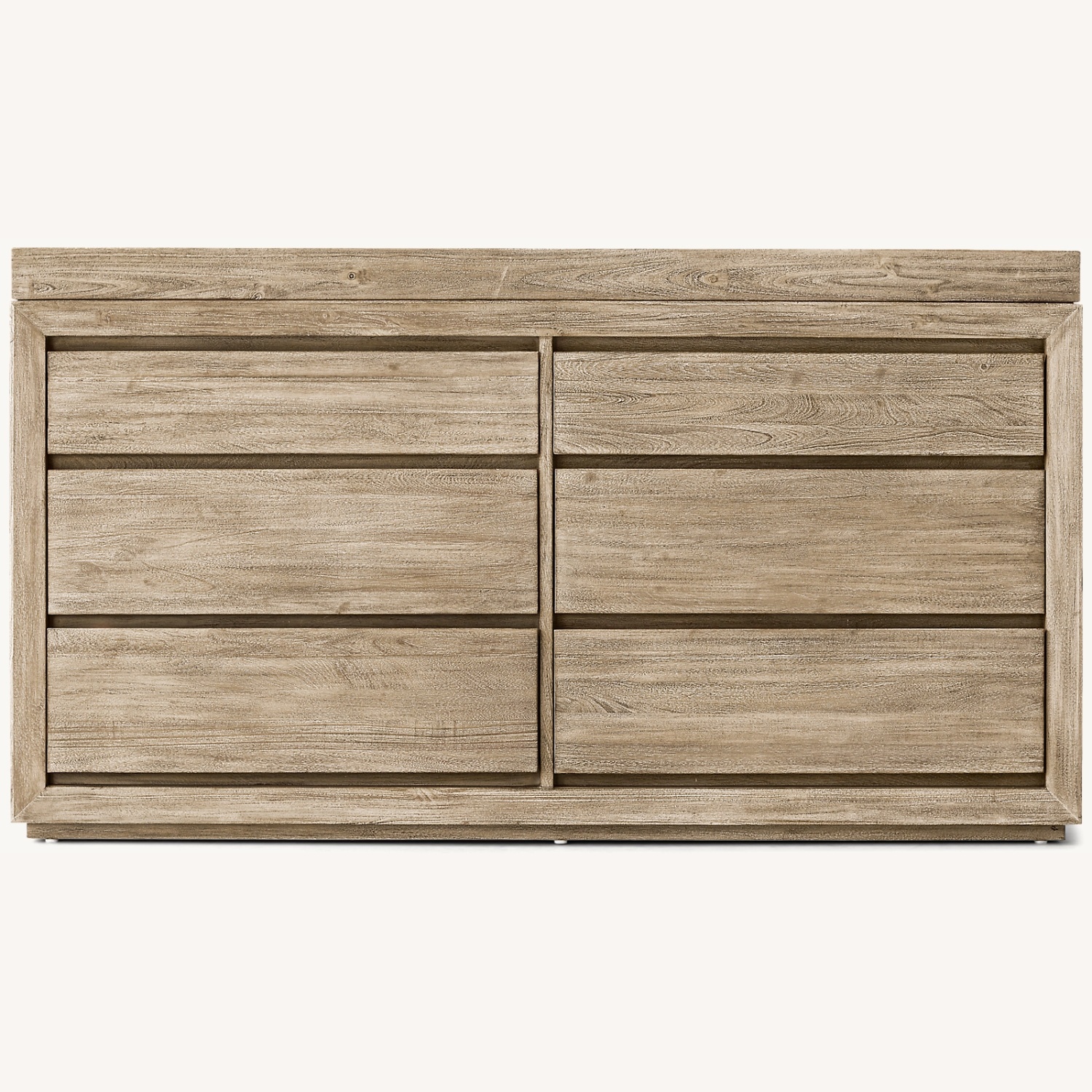 Restoration Hardware Callum White Wood Dresser - image-0