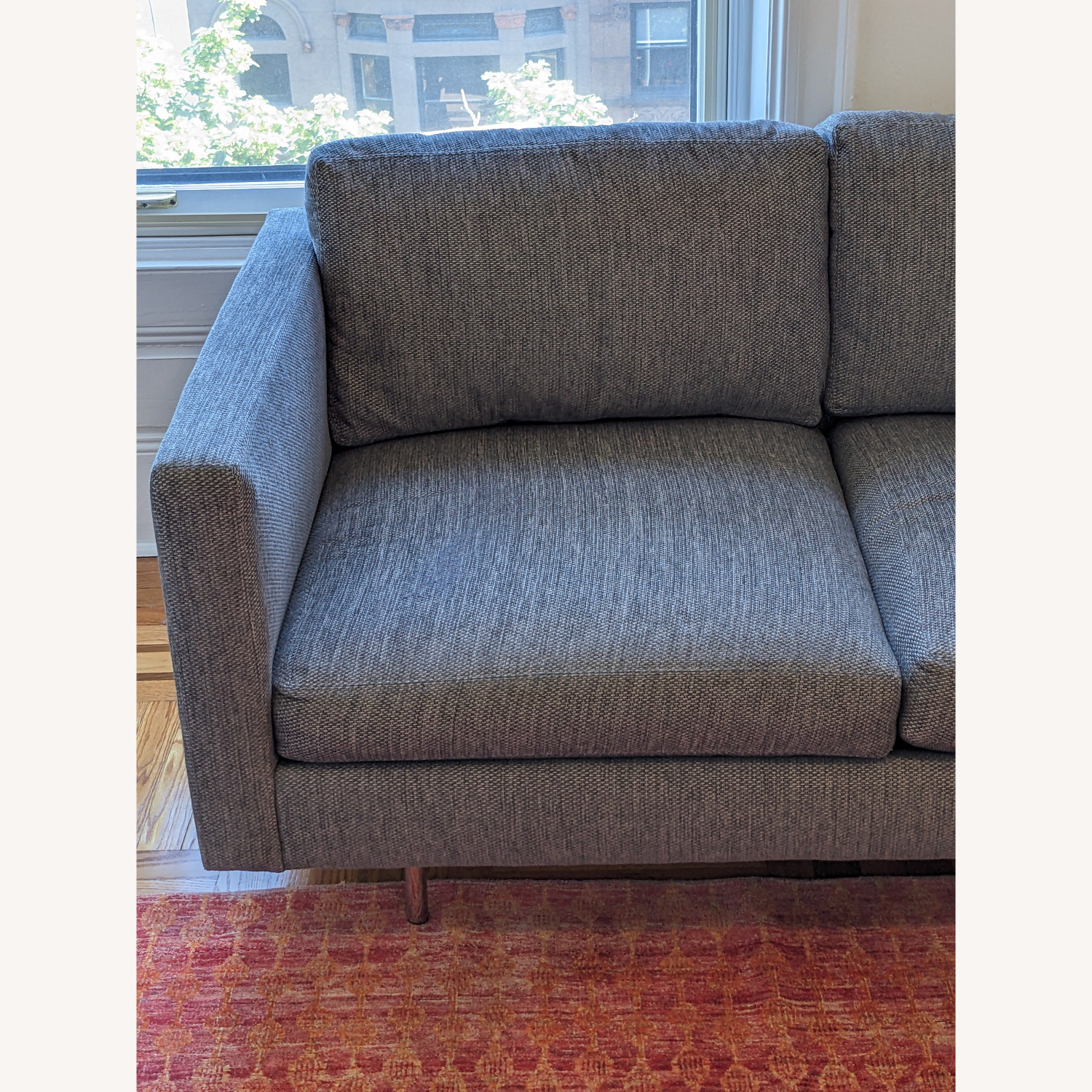 Milo Baughman Gray 3-Seater Sofa - image-7