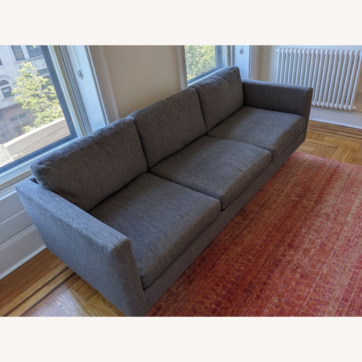 Milo Baughman Gray 3-Seater Sofa - image-3