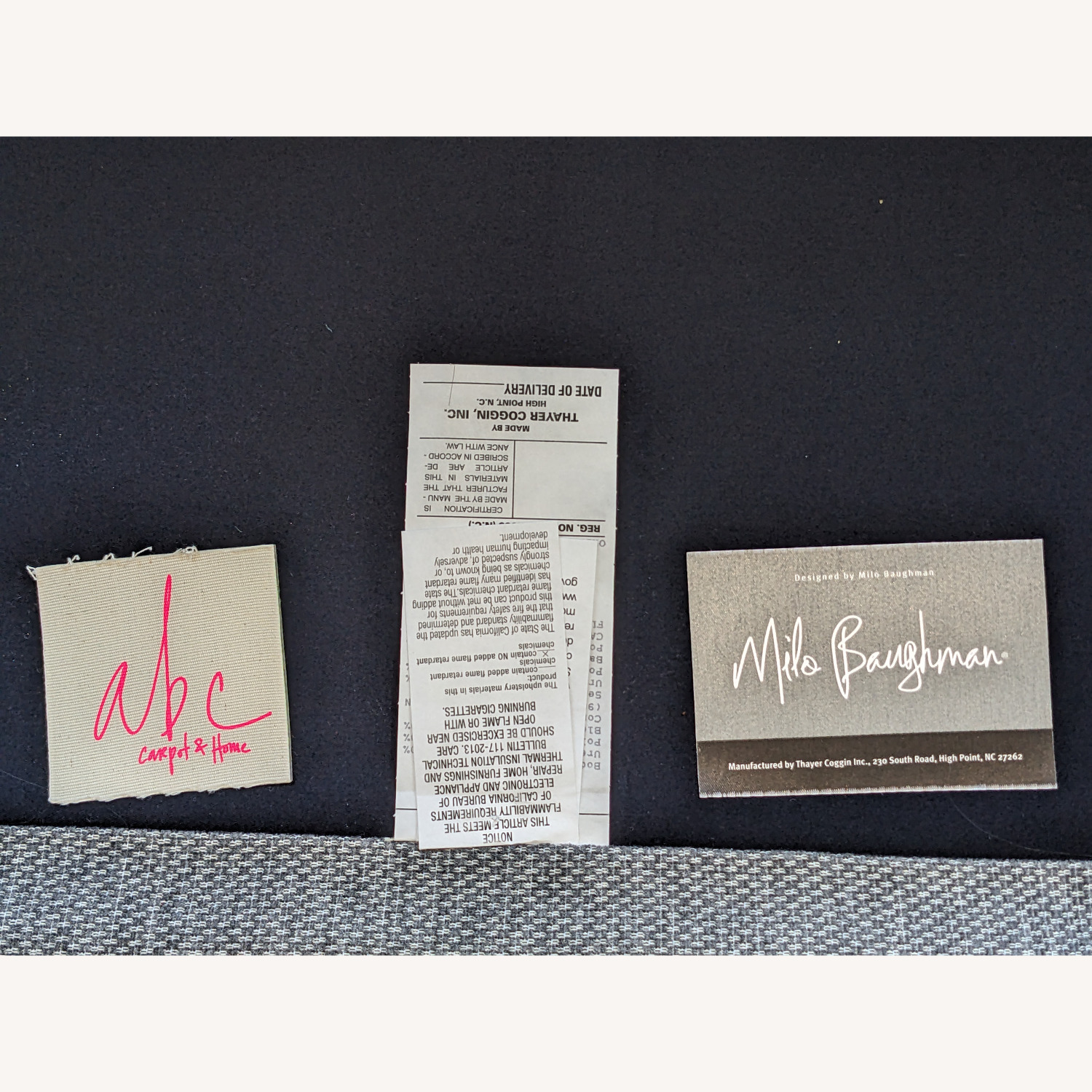 Milo Baughman Gray 3-Seater Sofa - image-5