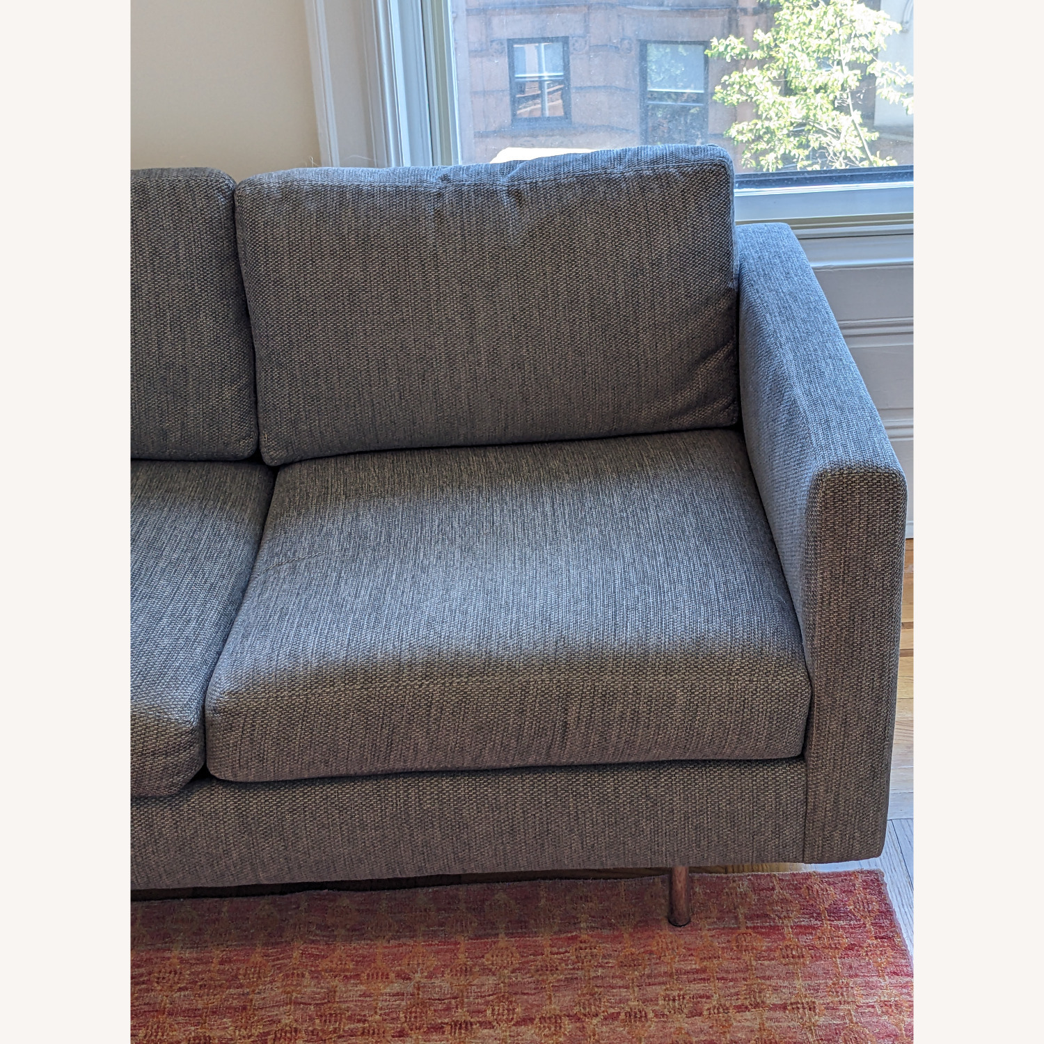 Milo Baughman Gray 3-Seater Sofa - image-6