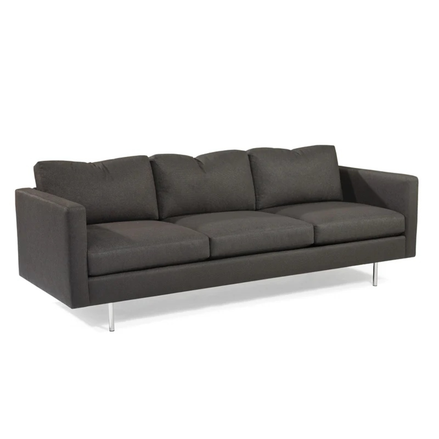Milo Baughman Gray 3-Seater Sofa - image-11