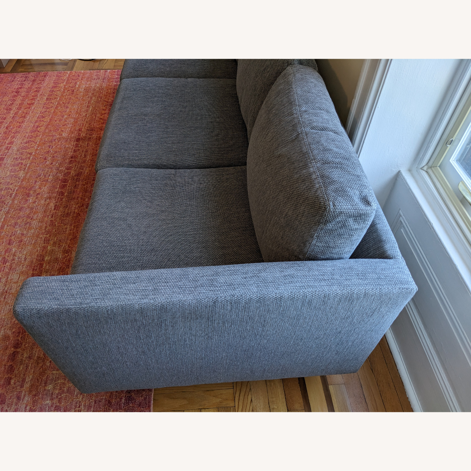 Milo Baughman Gray 3-Seater Sofa - image-8