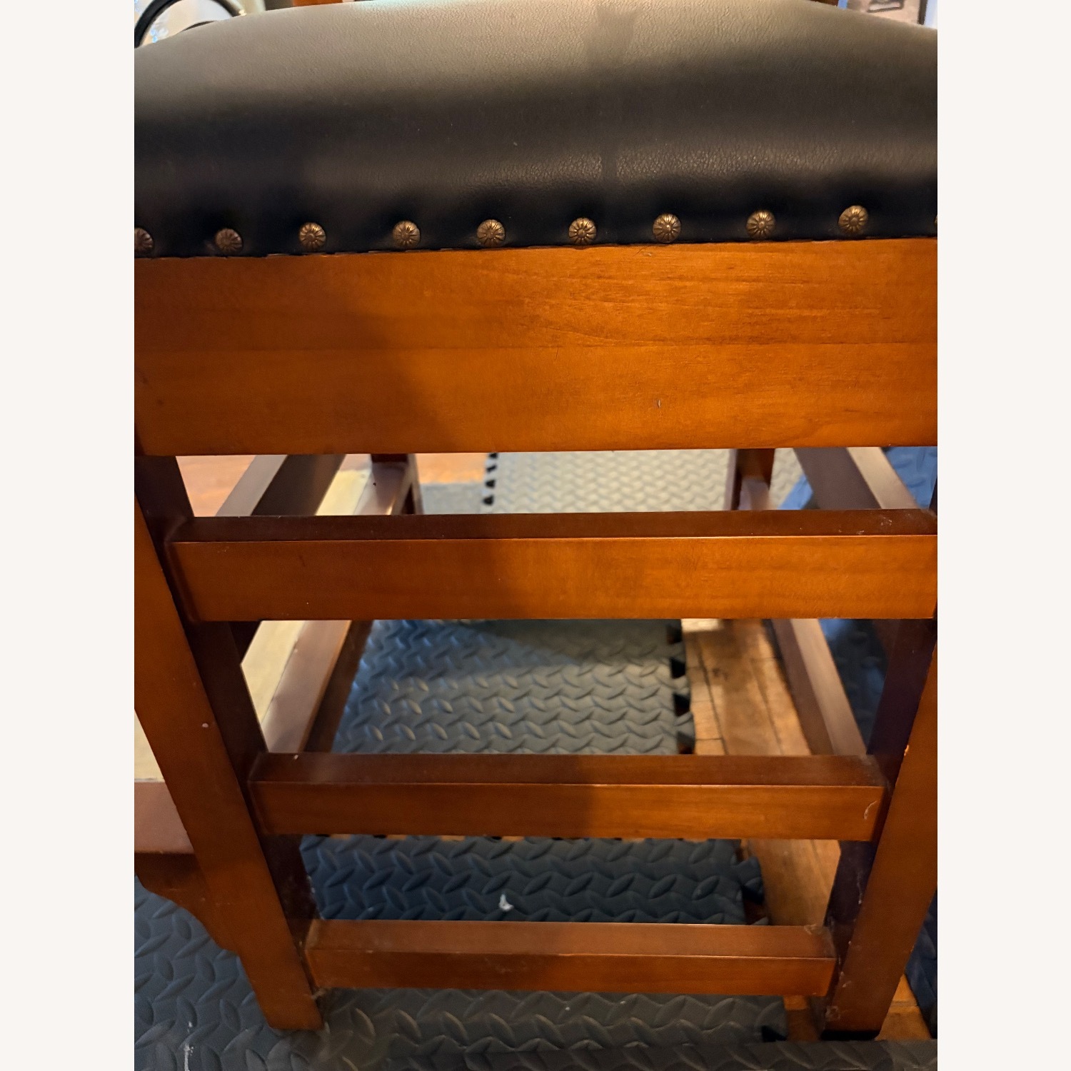 Vintage/Antique Finds Dark Brown Wood Armchair - image-3