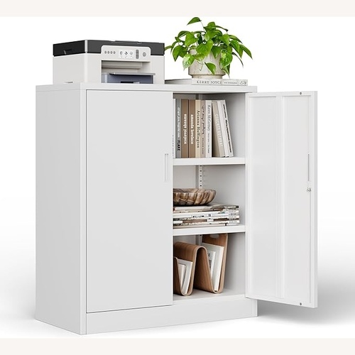 Used Amazon White Metal Media Storage for sale on AptDeco