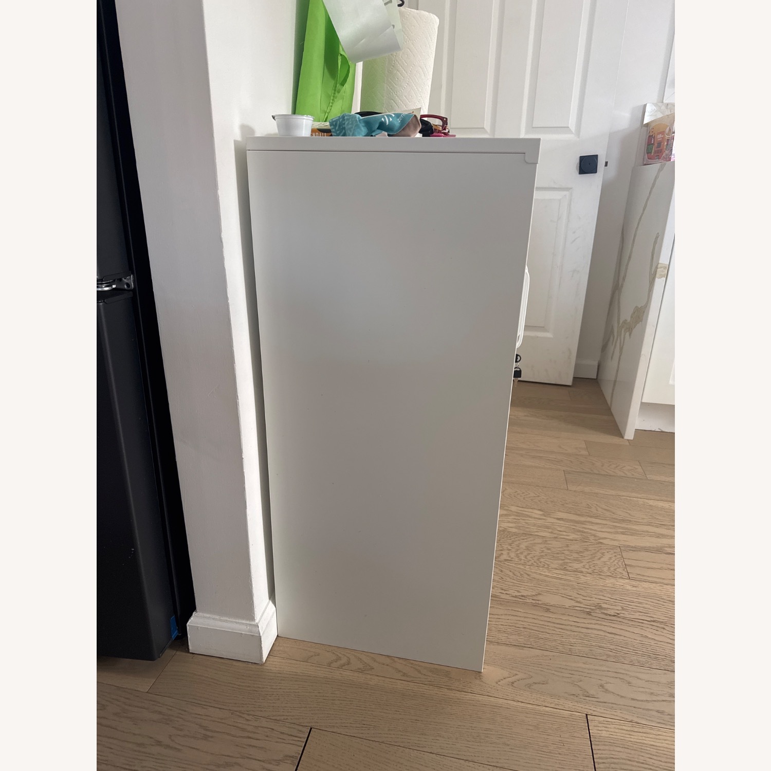 Amazon White Metal Media Storage - image-3