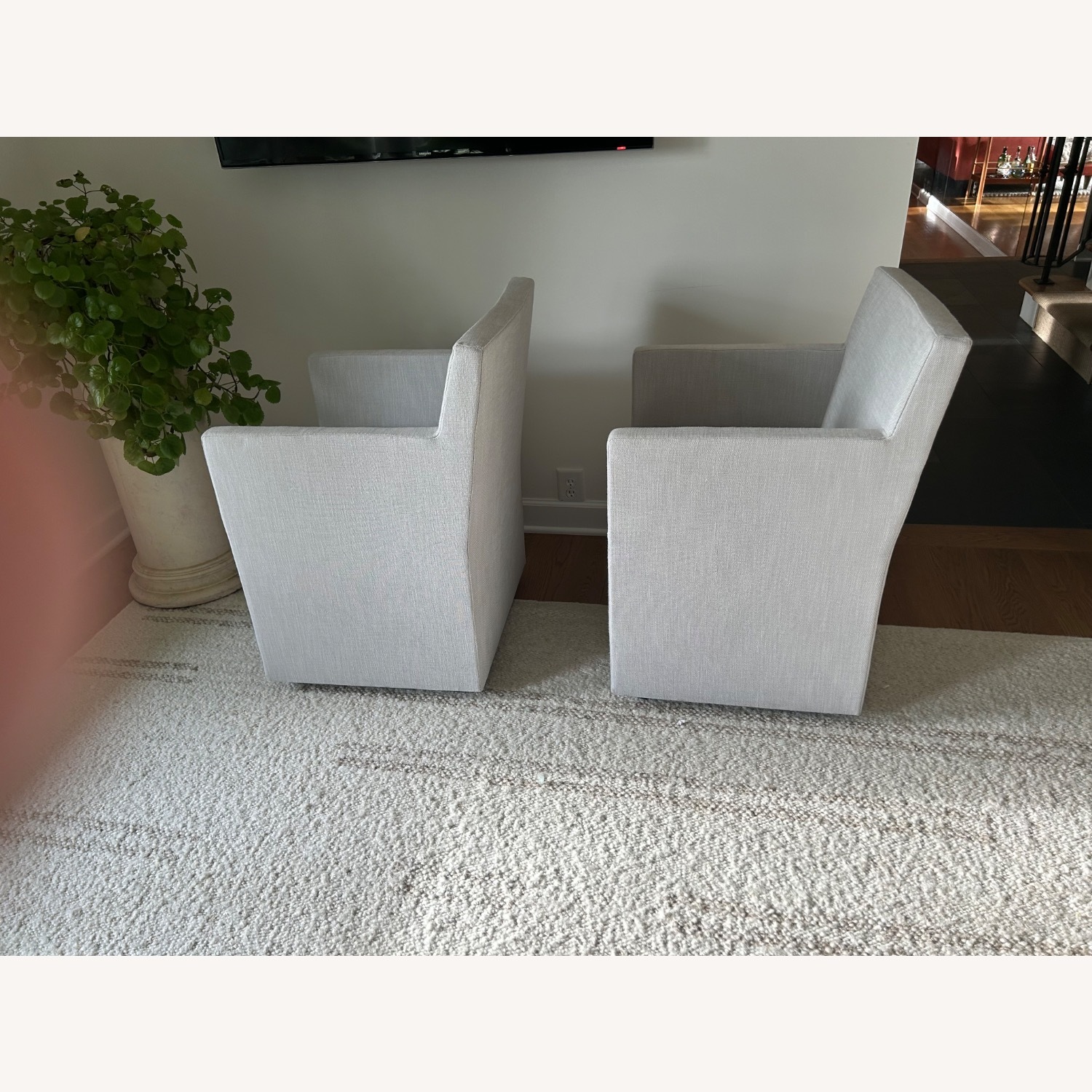 Restoration Hardware Ellison Track Arm Chairs  - image-3