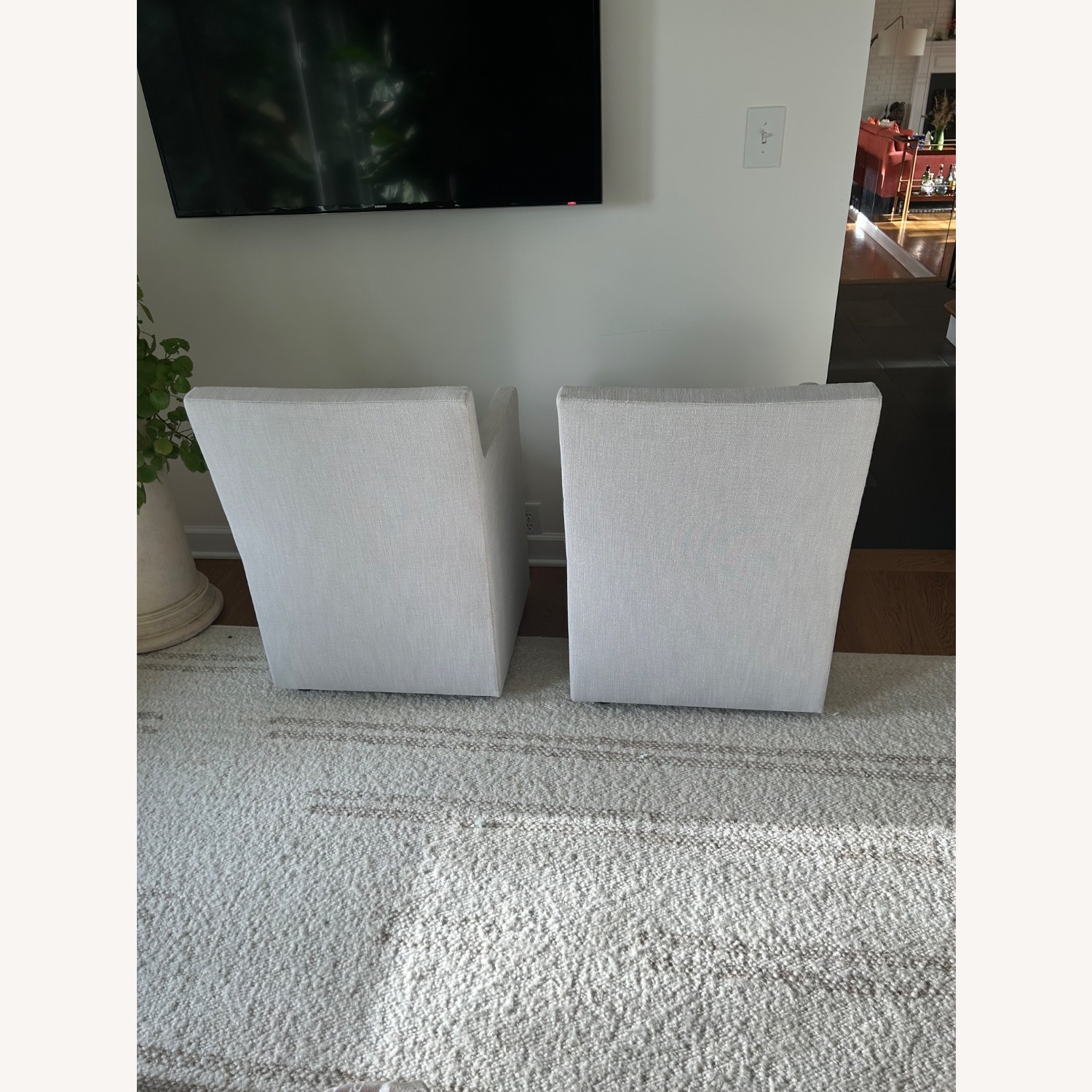 Restoration Hardware Ellison Track Arm Chairs  - image-2