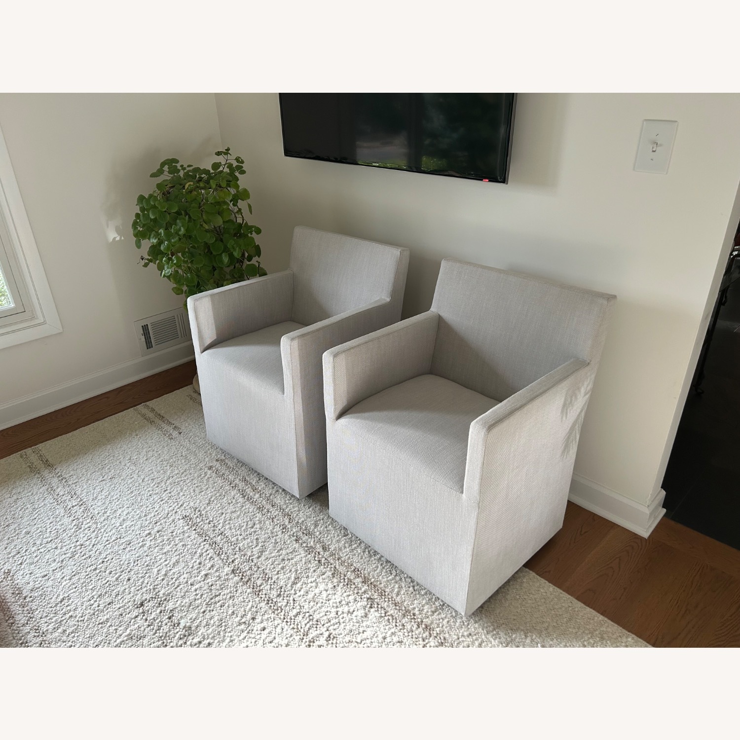 Restoration Hardware Ellison Track Arm Chairs  - image-4