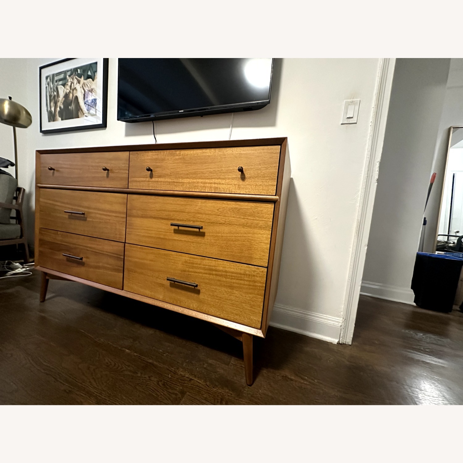 West Elm Mid-Century 6-Drawer Dresser (56") - image-3