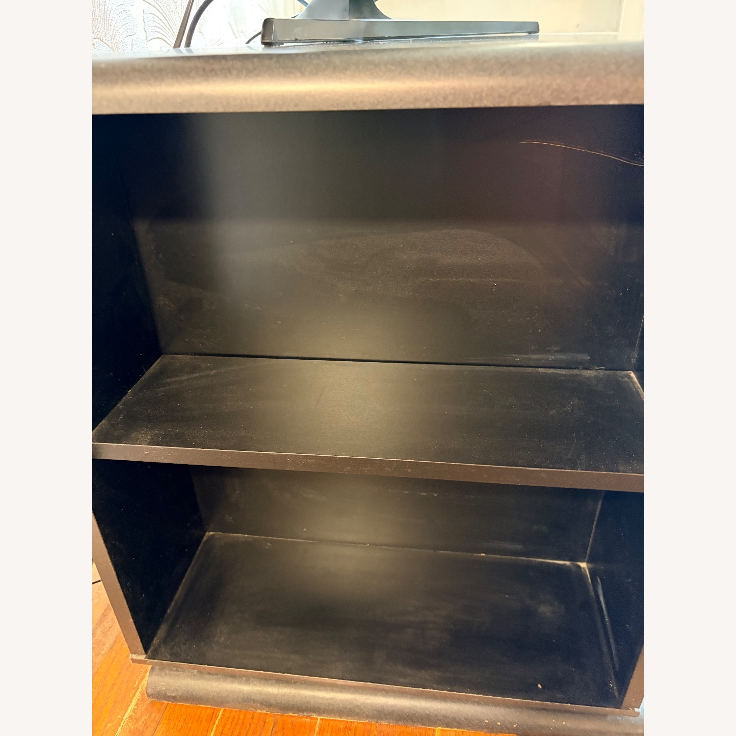 Sauder Black Wood Media Storage - image-3