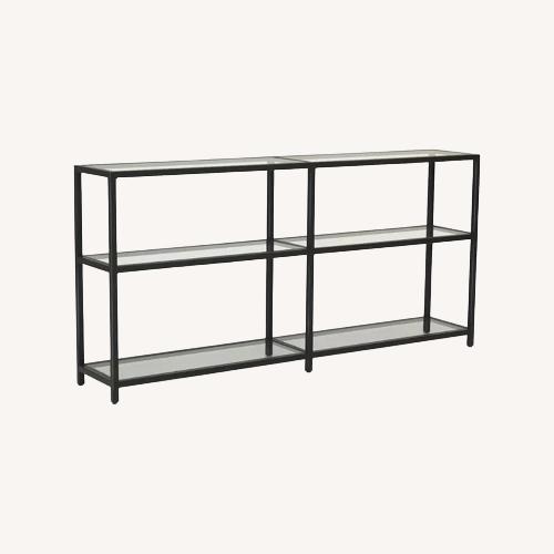 Used Mitchell Gold + Bob Williams Fritz Metal & Glass Bookcase for sale on AptDeco
