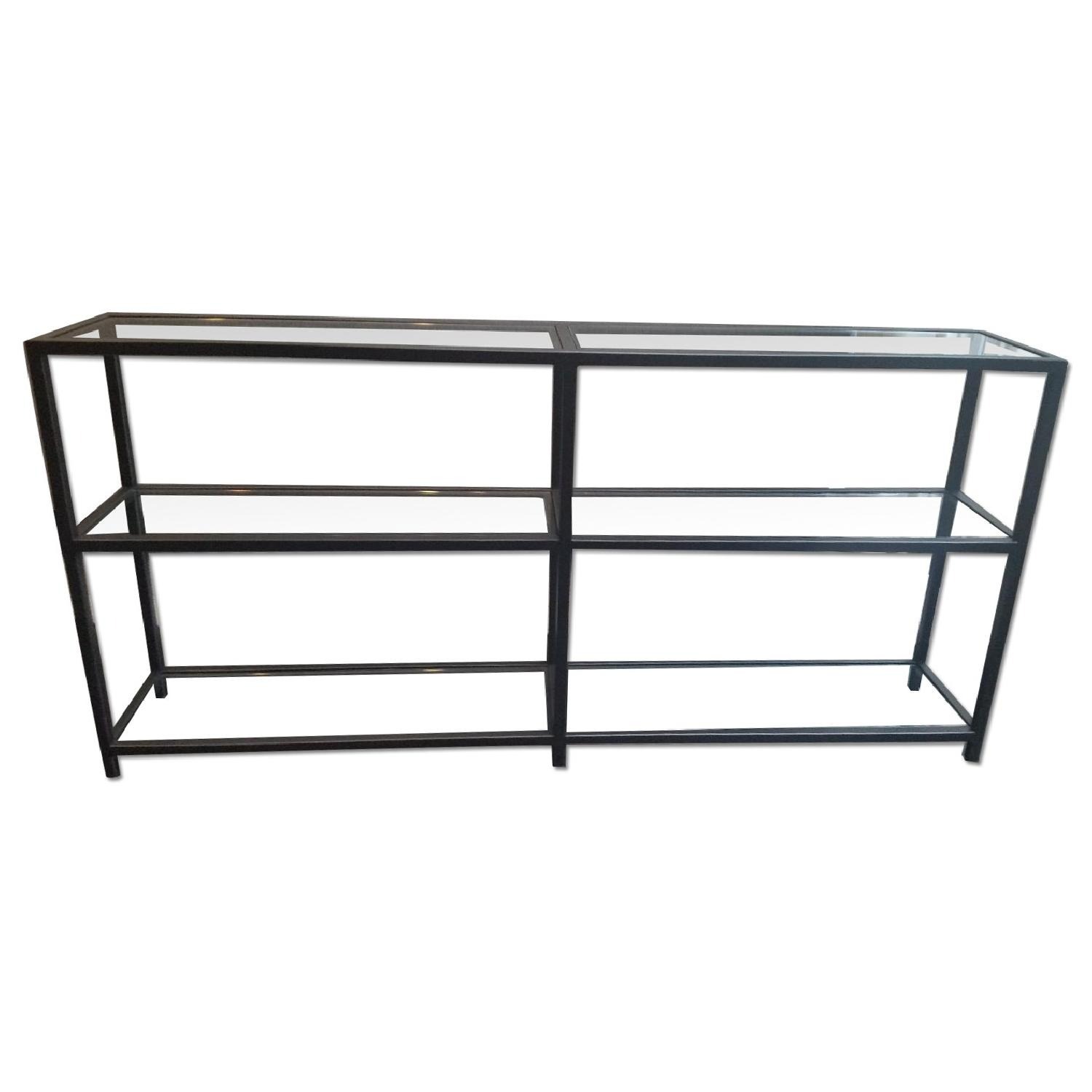 Mitchell Gold + Bob Williams Fritz Metal & Glass Bookcase - image-1