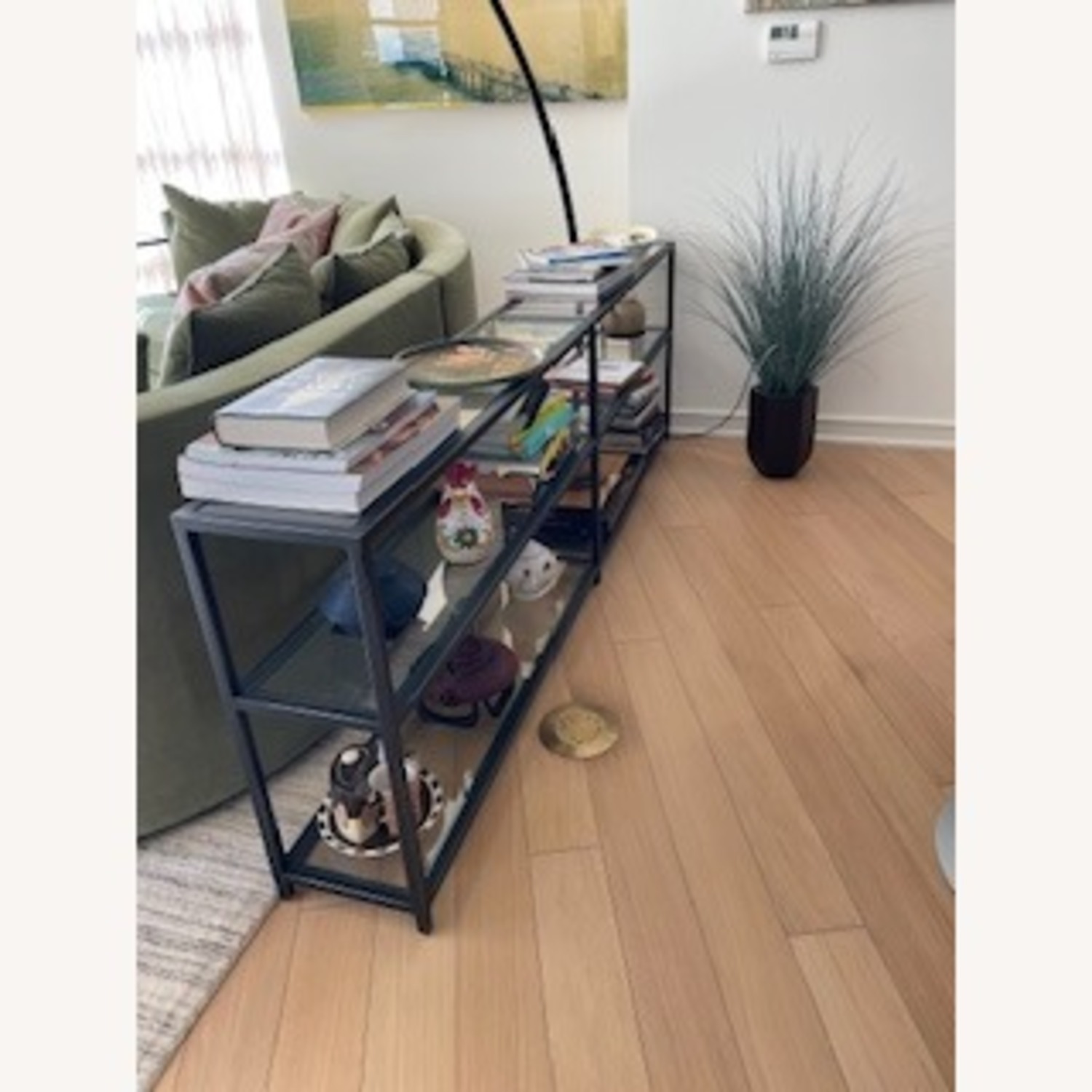 Mitchell Gold + Bob Williams Fritz Metal & Glass Bookcase - image-2